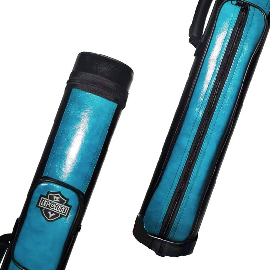 Keutas Biljart - Pool Cue Tas - Keuen Beschermen - Waterdicht PU-kunstleer - 34 inch Lengte - Turkoois — afbeelding 5