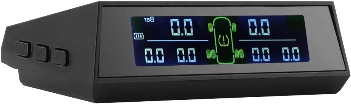 Banden Druk Systeem - TPMS Monitor - Veilig Rijden - Zes Externe Sensoren - Solar Opladen