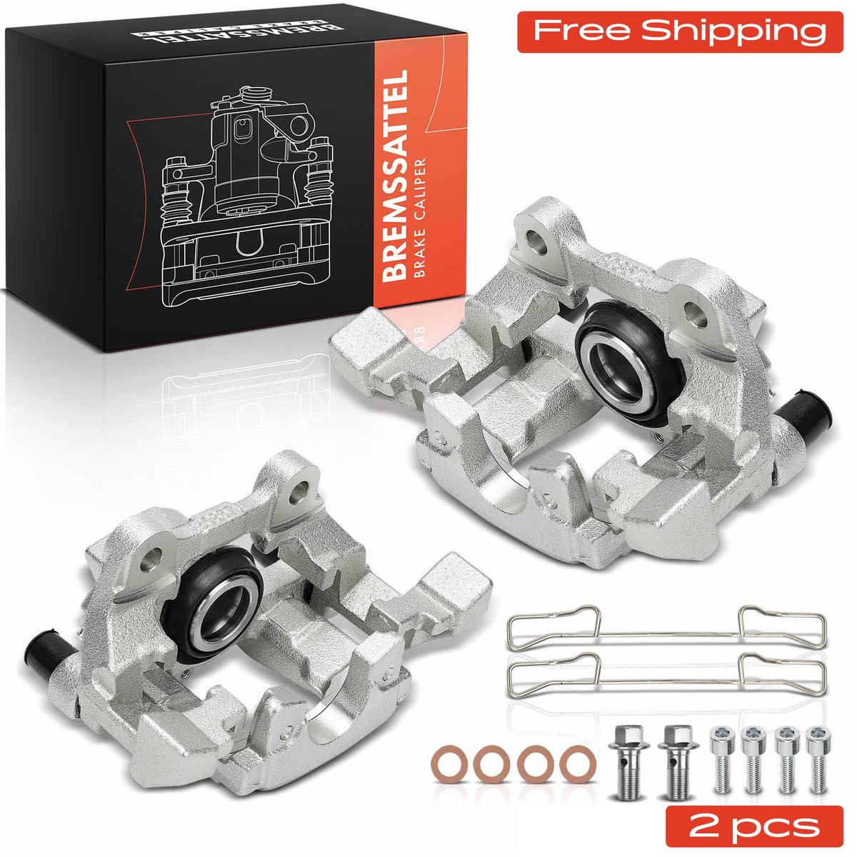 Frankberg 2x Remklauw Achteras voor Benz GLK-Klasse X