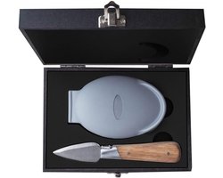Zyrex® Oestermes - Oesterset - Oestermes en Handschoen - Bruin - 19cm x 15cm x 7cm