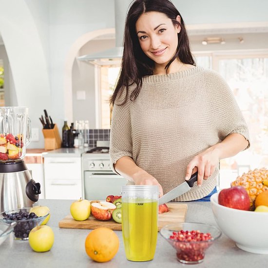 710ml Vervangende Cup voor Blenders, Duidelijke Mokken Accessoires voor Juicers en Smoothie Makers, Geschikt voor 600W en 900W Modellen — afbeelding 4