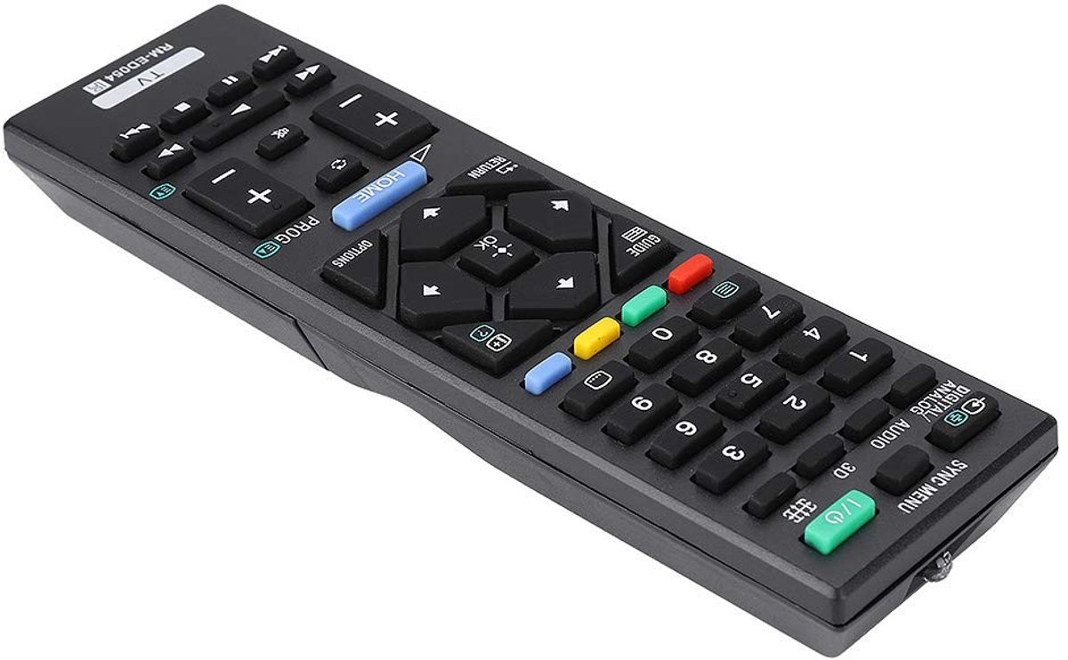 Allecto - Afstandsbediening - Vervangende TV Controller - Geschikt voor Smart TV - Zwart - TV en Home Cinema - Handig voor RM-ED054 - Inclusief 1 a...