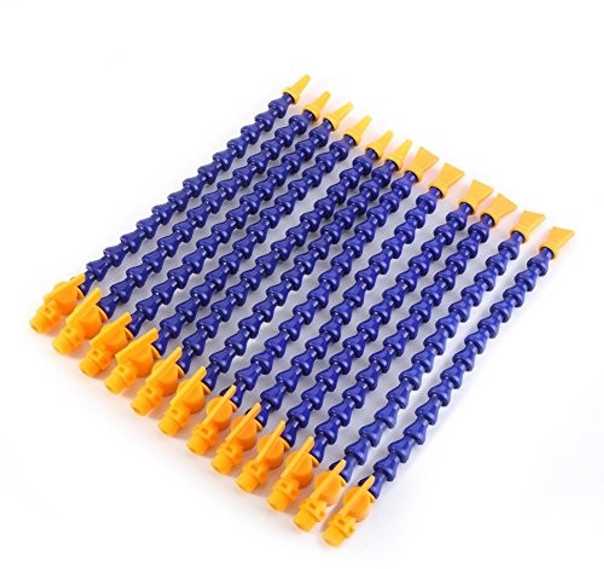 Byshayne - Flexible Coolant Tube - Koelvloeistofslang - Duurzaam en flexibel - Blauw - Water en olie - 12-delige set