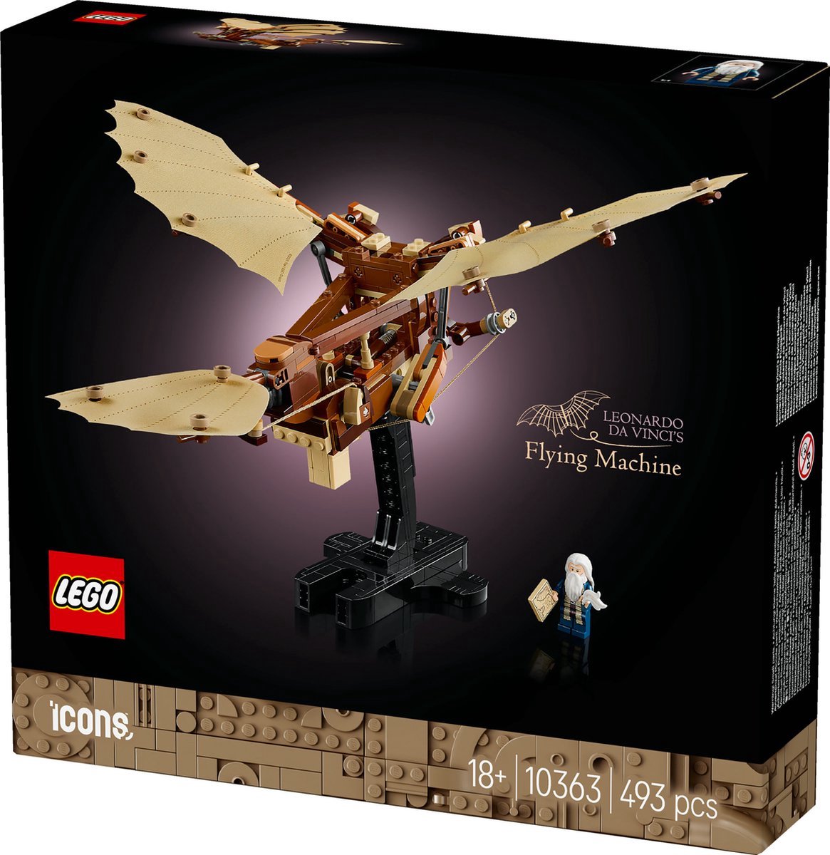 LEGO Icons De vliegmachine van Leonardo da Vinci - 10363 — afbeelding 14