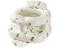 NTHProducts - Inflatable Baby Seat - Babyzitje - Comfortabel en veilig - Kleur: planet dinosaur - Geschikt voor 4-24 maanden - Perfect voor binnen en b...