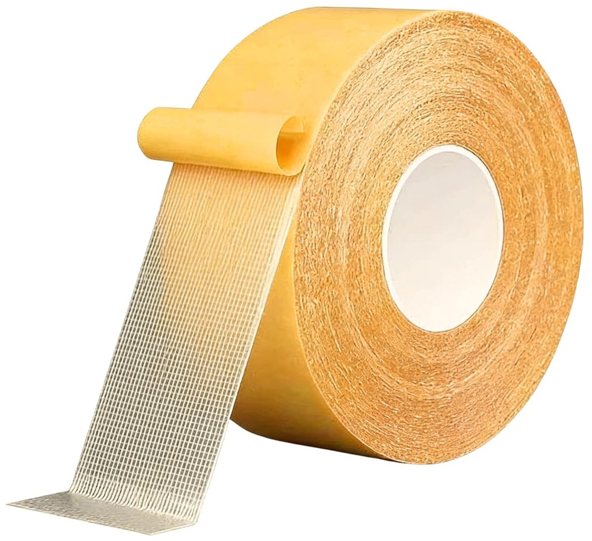 Super Plakband voor Stoffen, Dubbelzijdige Tape voor Gordijnen en Vloerkleden, Ideaal voor Kleding en Tapijttegels, 20mm x 20m