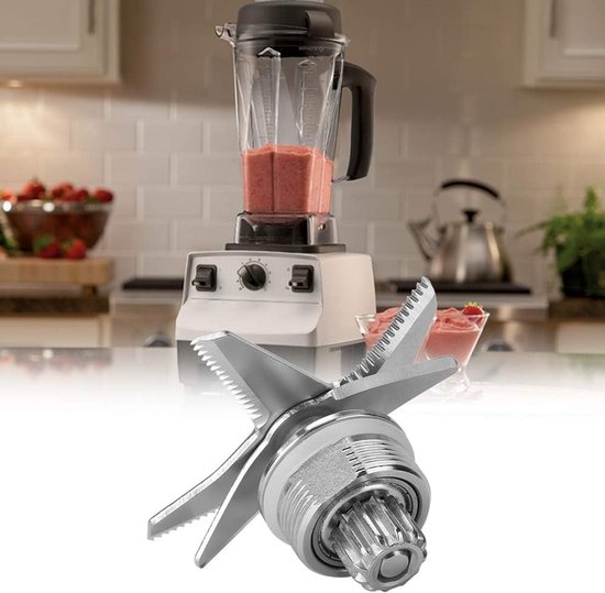 RVS Vervangende Extractor Mes voor Blender, Geschikt voor Mixen en Snijden van Ingrediënten, Perfect voor Smoothies en Sapjes — afbeelding 4