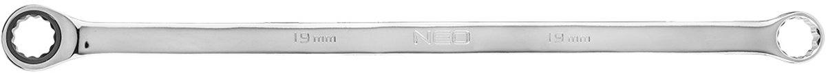 NEO - Ring Ratelsleutel - 19mm Zeer Lang