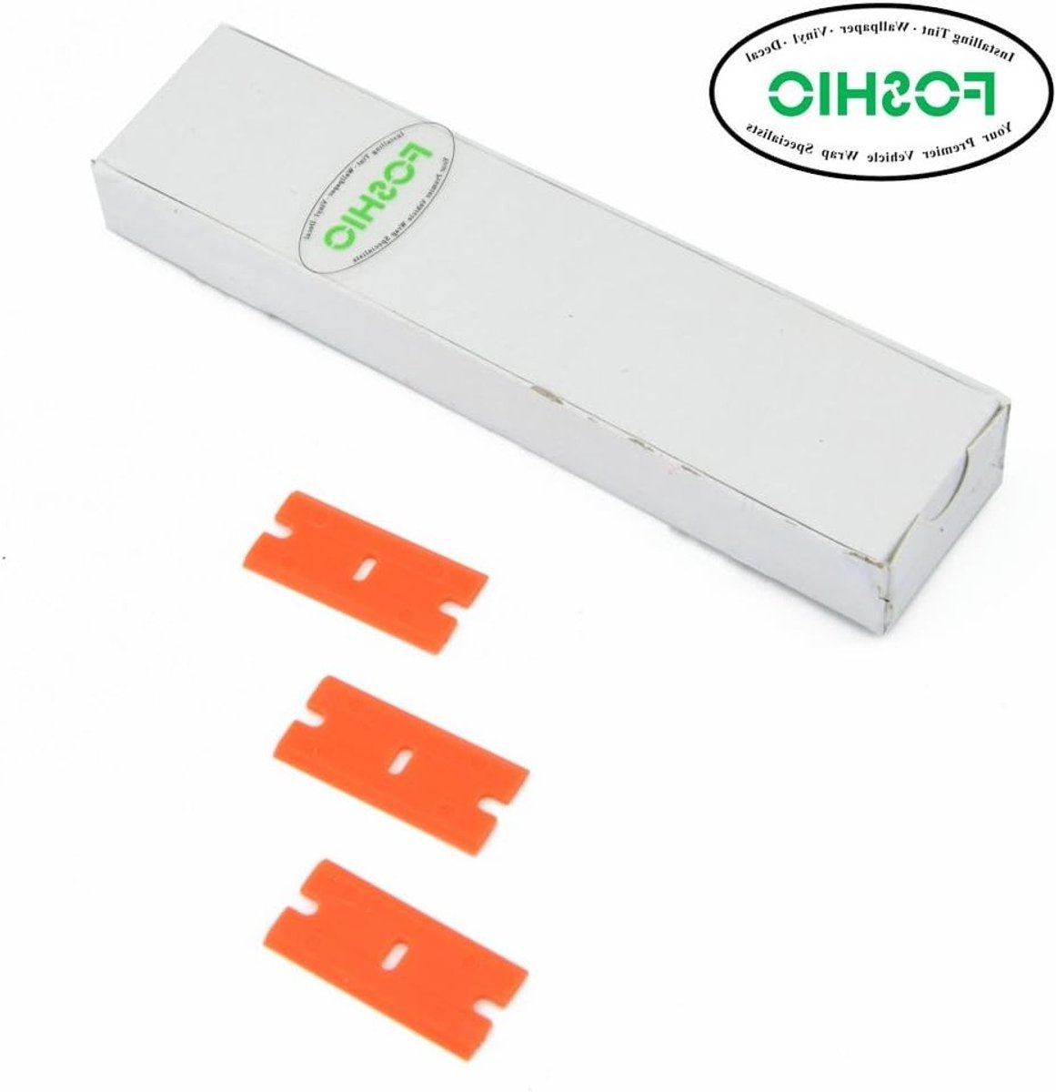 200 Stuks Schraper Bladen - Dubbelzijdige Raspers, Plastic en Metaal voor Glas, Keramiek en Verf