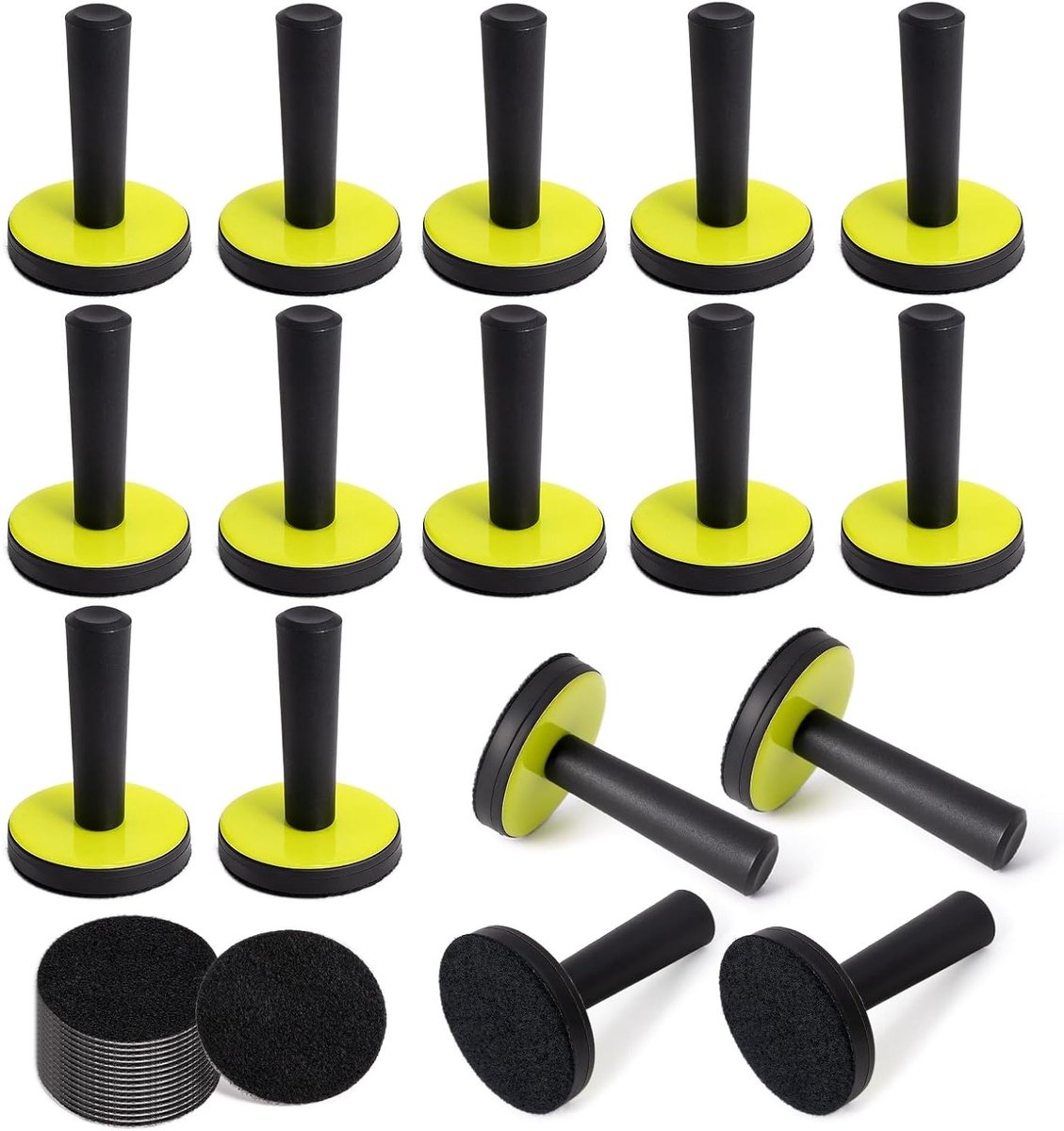 Set van 16 Bevestigingsmagneten voor Beschermfolie, Magnetische Folie en Auto Wrapping