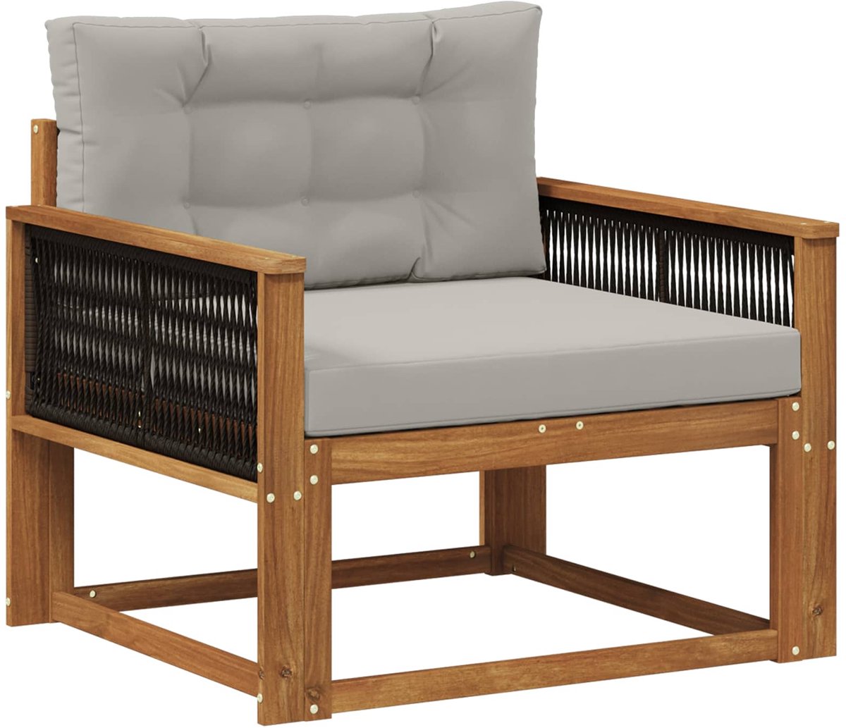 vidaXL - Buiten - Midden - Sofa - Naturel
