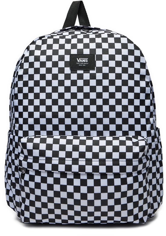 Vans Old Skool Check Rugzak Black and White