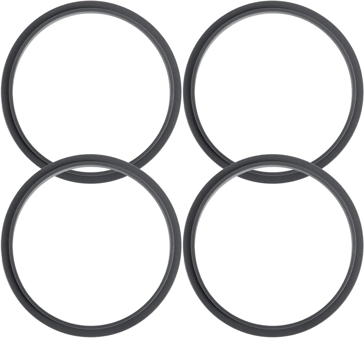 Set van 4 Herbruikbare O-Ringen voor Mixers, Waterdichte Siliconen Sealing Rings, Vervangingsonderdelen voor Agitator en Blender Accessoires