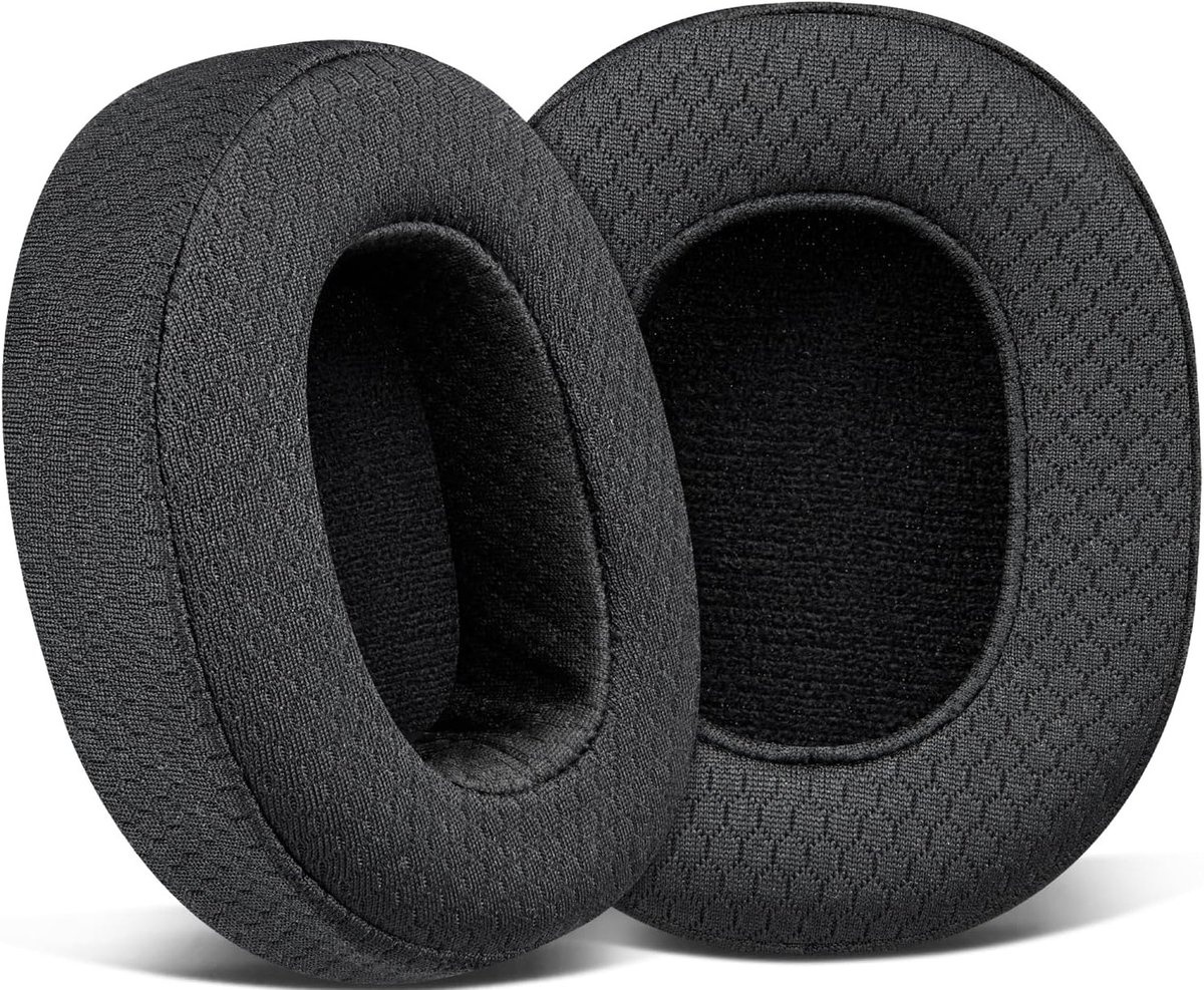 Vervangende Mesh Stof Oorkussens voor Over-Ear Hoofdtelefoons met Geluidsisolatie en Comfortabele Pasvorm