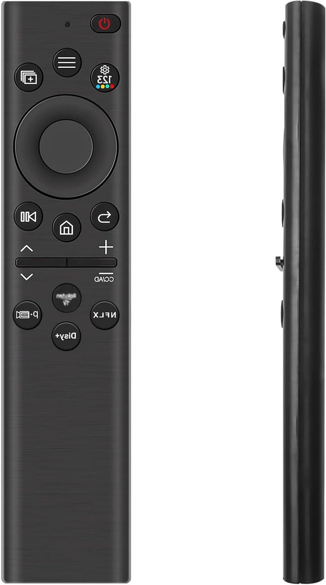 Thijox - Universele afstandsbediening voor Smart TV, vervangbare afstandsbediening met sneltoegangsknoppen voor QLED OLED 4K 8K TV, ideaal voor thuisg