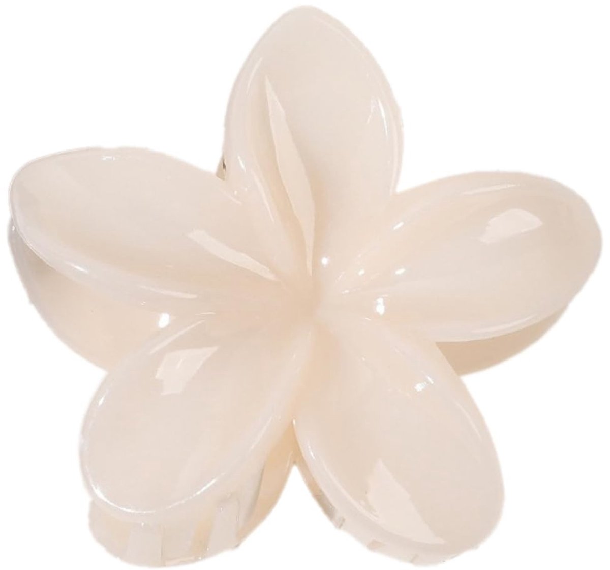 Wambere Bloemen Haarspeld - Beige - Niet-slip Haaraccessoire voor Dames en Meisjes