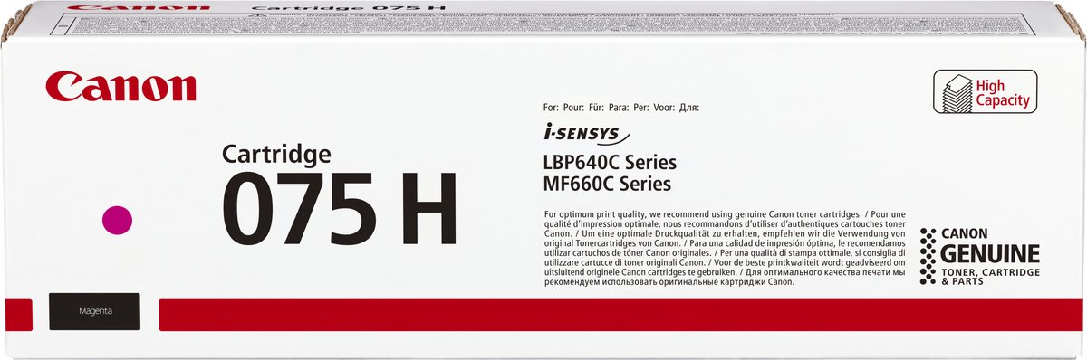 Canon 075H toner magenta