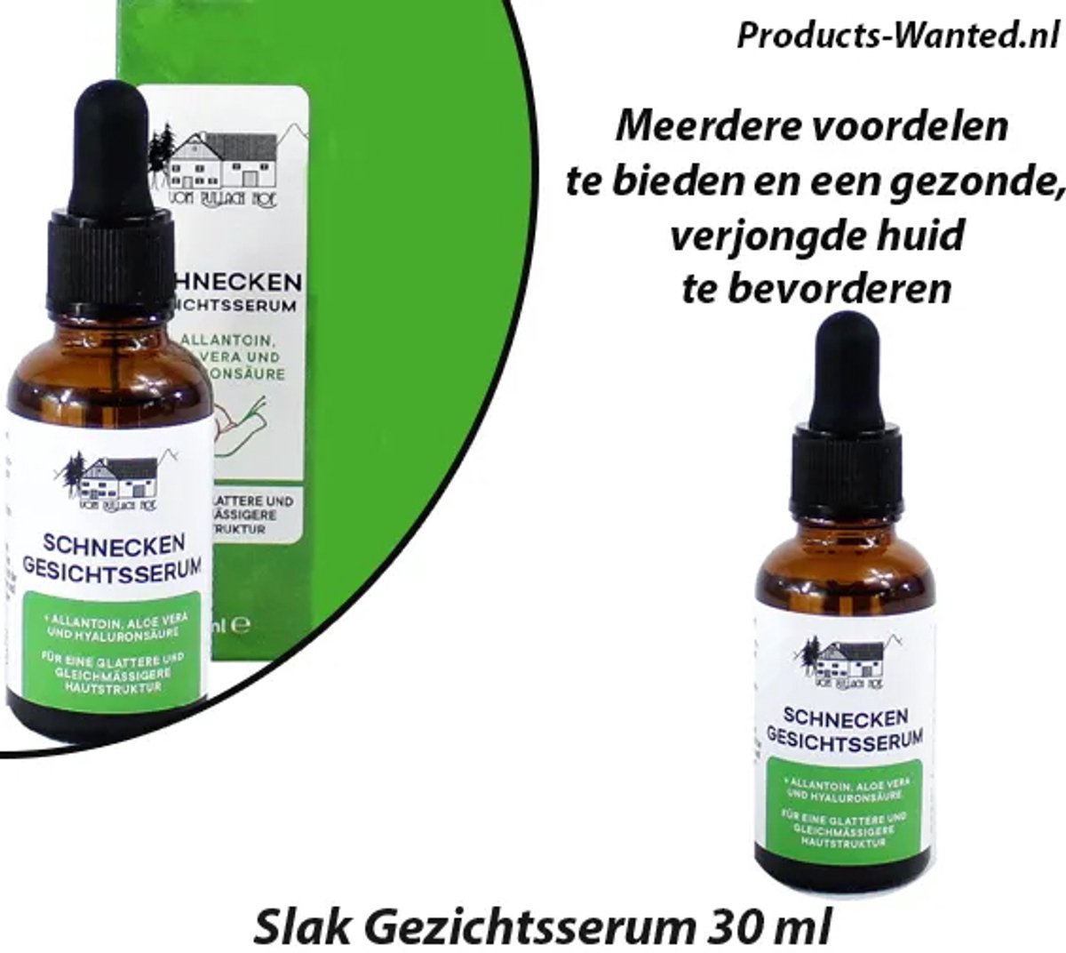 2-Flessen Slak Gezichtsserum 30 ml