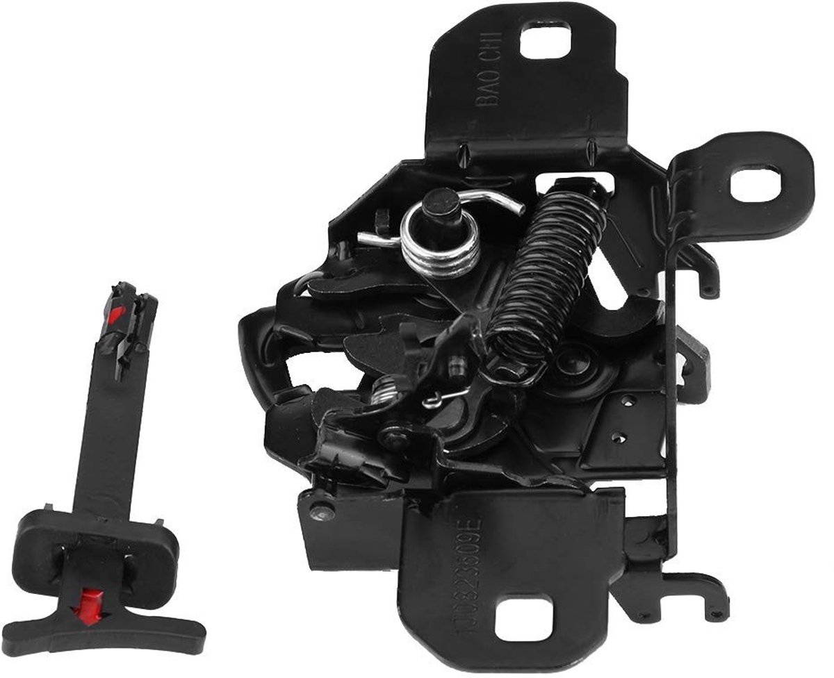 Store_7 - Bonnet Lock - Hood Latch Lock Catch Kit - 100% gloednieuw - Zwart - Pull Handle Kit - Geschikt voor Bora Golf IV - Onderdeelnummer 1J0 82...