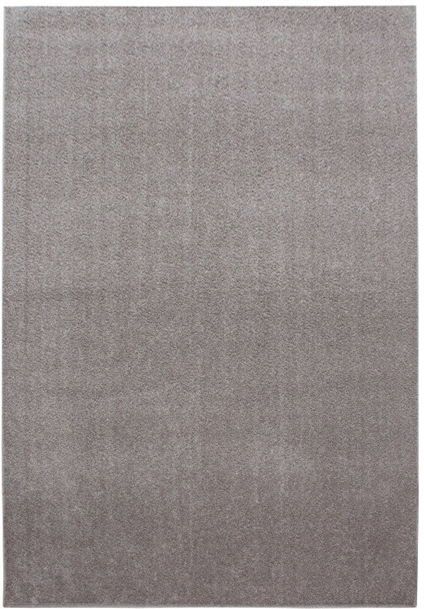 Ata Vloerkleed – Beige – Laagpolig met Jute Onderkant
