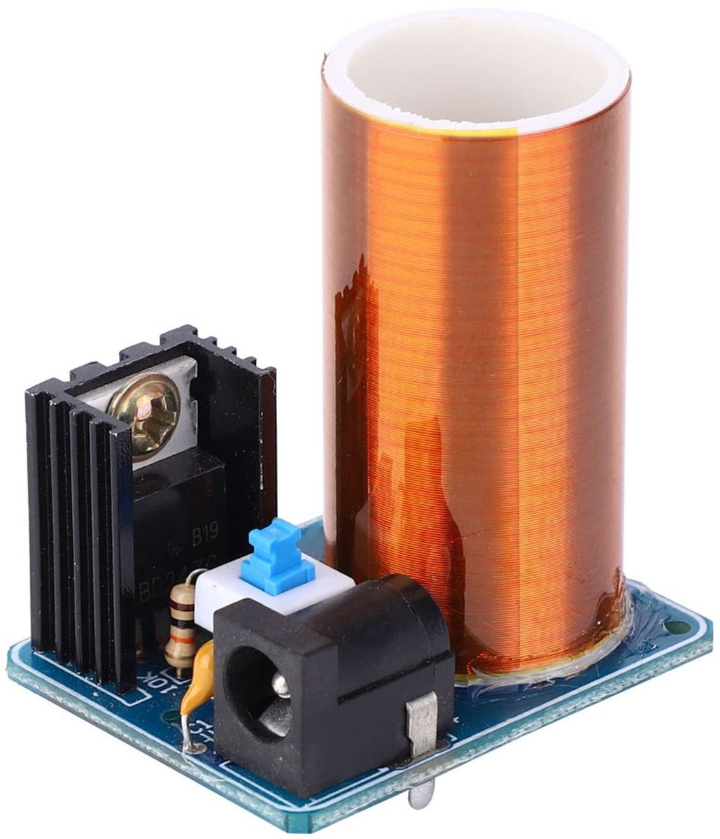 Store_9 - Mini Tesla-spoel - DC12V Elektriciteit - Hoge efficiëntie - Voor studentenexperimenten - Fluorescentie Spectroscopie - Magische plasma pr...