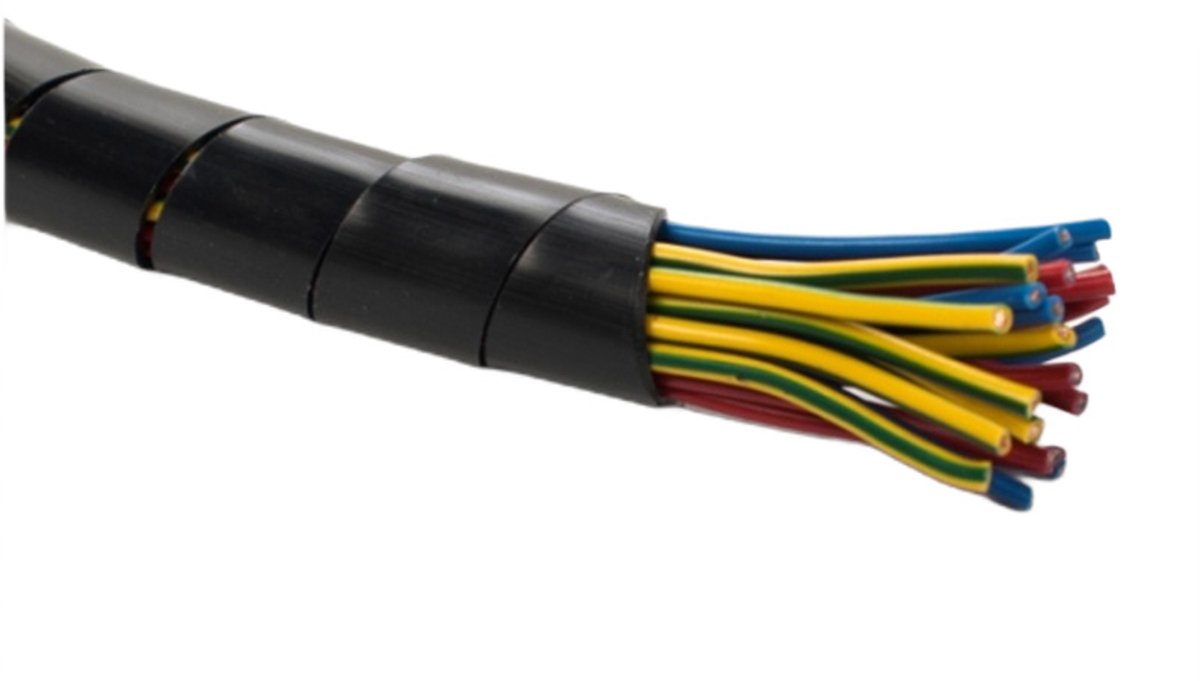 Trytyt GSTB Serie - Spiraalband - Zwart - 10mm Nominale Diameter - 10m Lengte