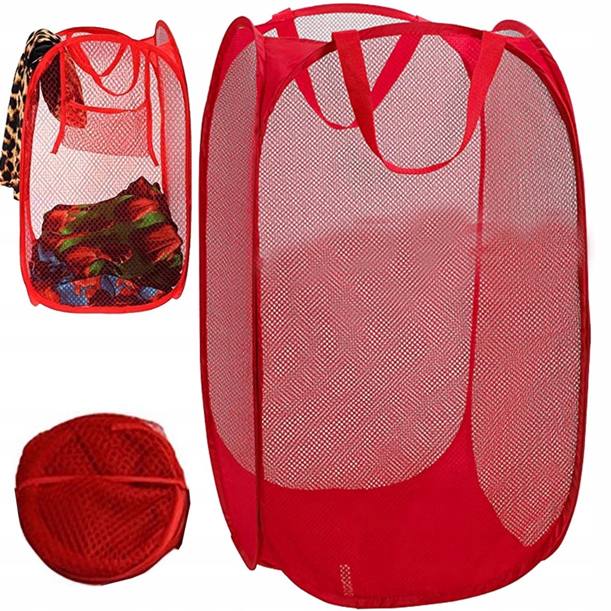 Hangzhou A Link Star Technology Co. Limited - Opvouwbare Wasmand - Rood - 65 L - Handvatten