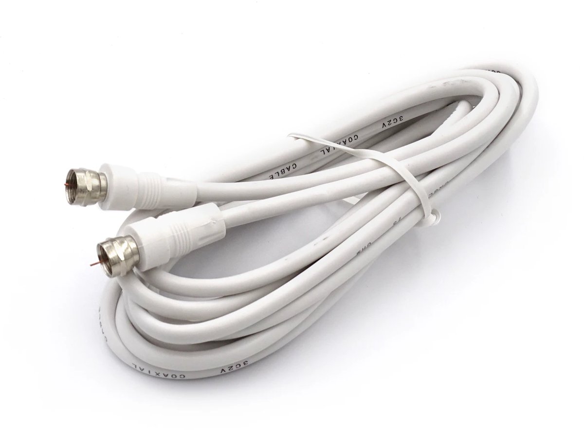 KPO2288-3 Serie - SAT Kabel - F-F Connector - 3m - Wit