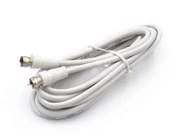 KPO2288-3 Serie - SAT Kabel - F-F Connector - 3m - Wit