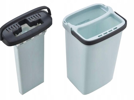 Yongkang Yiyu - Plat Mop met Emmer - 3x Microvezel - Tweevoudig Compartiment — afbeelding 2