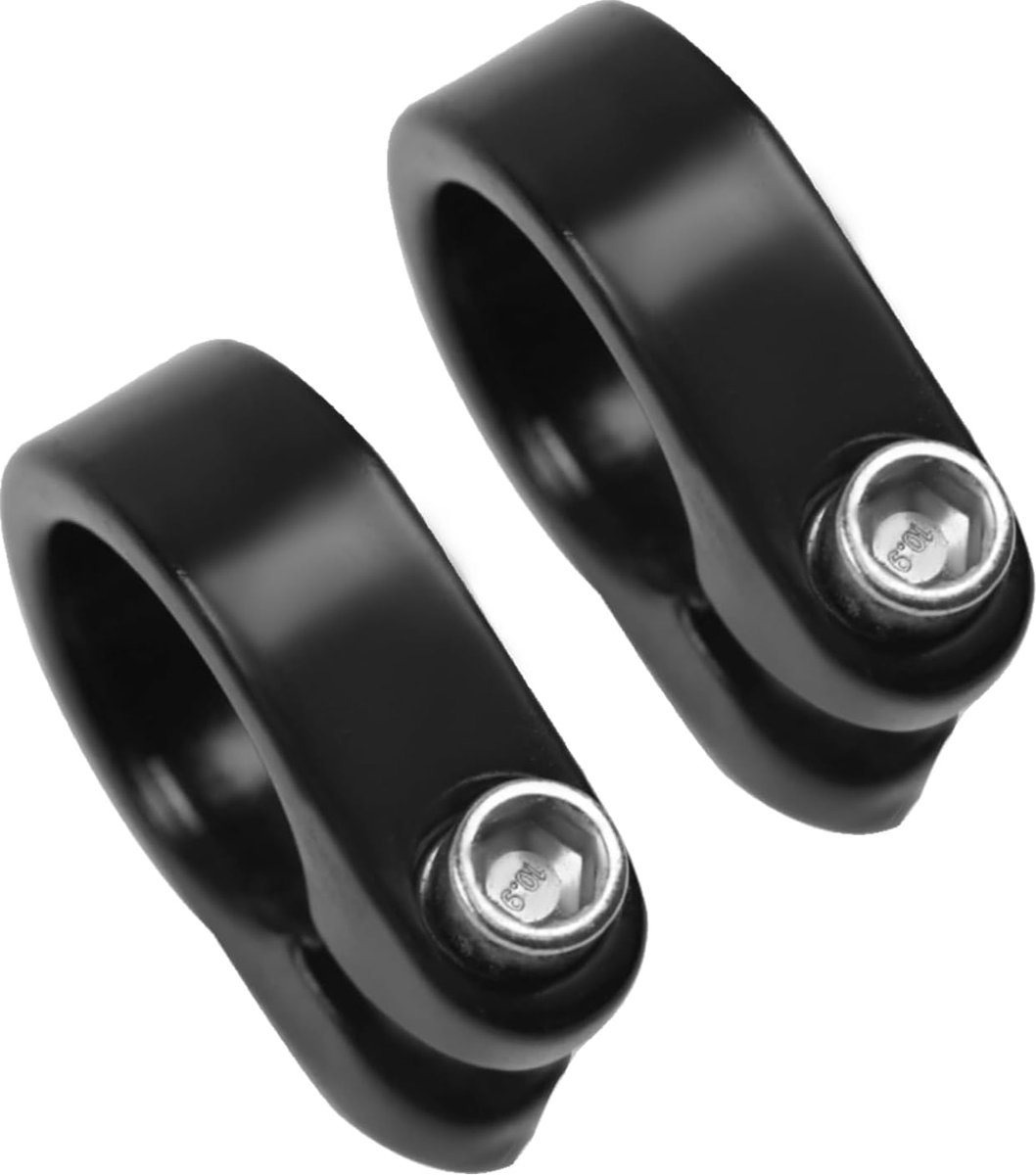 Pack of 2 Fietszadelhouders - Zadelklem 31.8 - Vouwzadelklem - Snelle Bevestiging Zadelpen - Snelle Bevestiging Zadelpen Klem voor Fiets