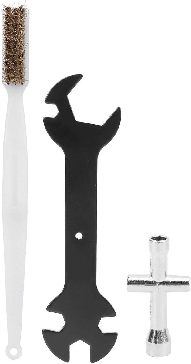 Reinigingsgereedschapset 3D-printer - 3D-printer schoonmaakset - Onderhoud 3D-printer - 3-delige set - Niet gespecificeerd - Zilver