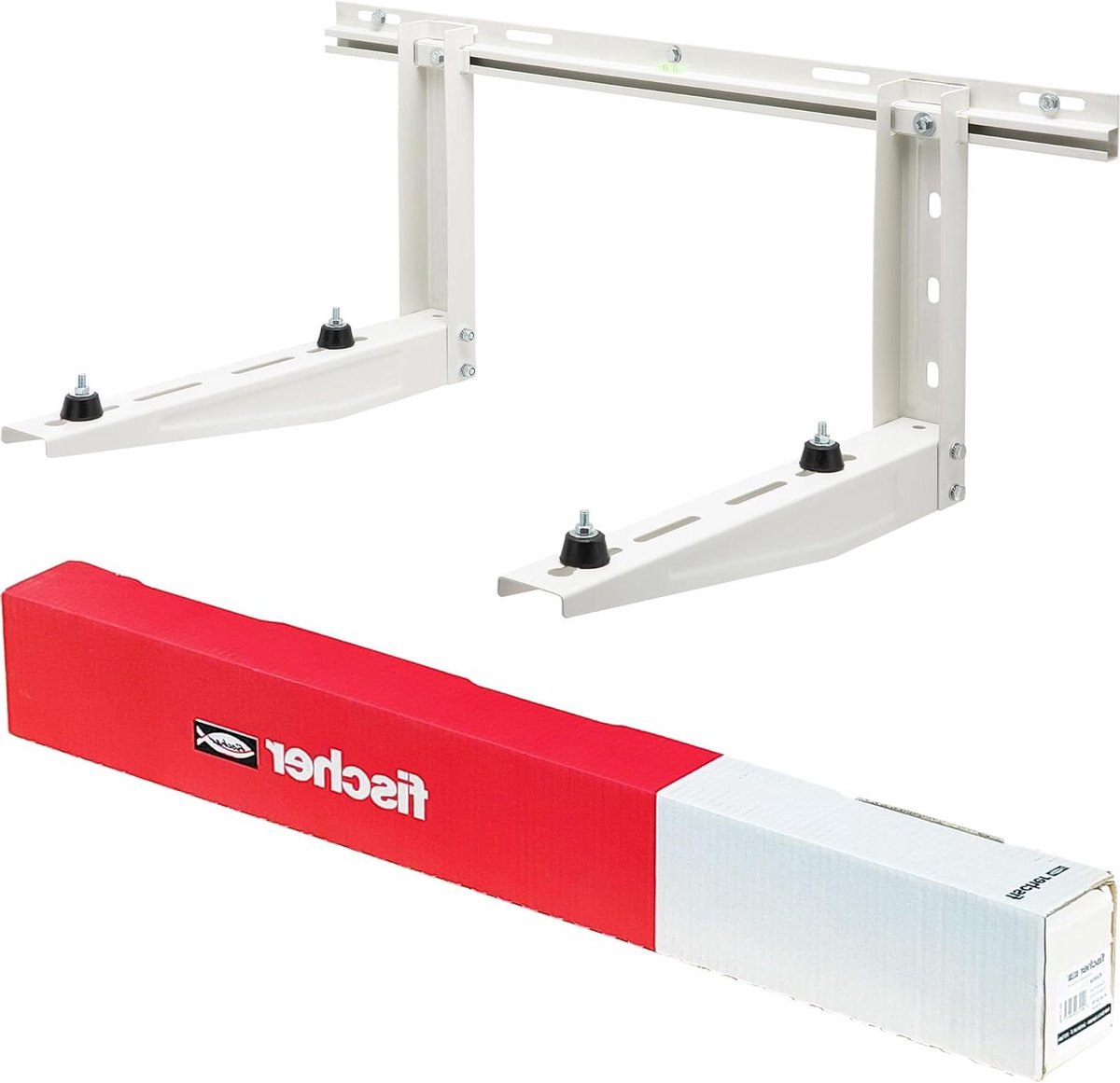 Airco Beugel - Buitenunit Houder - Airco Installatie - Trillingsdempende Voeten - 560 mm - Wit