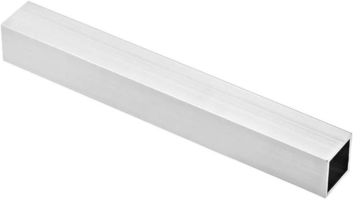 Aluminium Vierkante Buis 25mmx25mm, 2mm Wanddikte, 300mm Lengte - Naadloze Rechte Buis voor Machinebouw en DIY Projecten