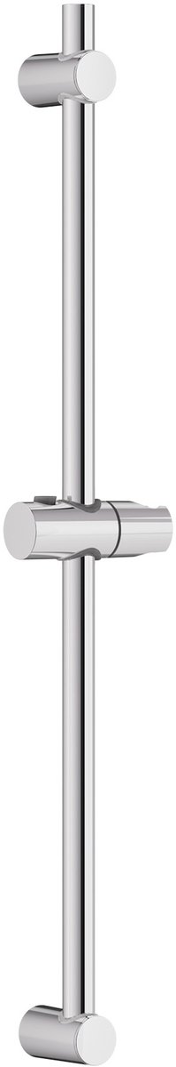 Auralum Max Ronde Glijstang Chroom - 70 cm - RVS douchestang - Verstelbare Schuifbus - 360° Draaibaar - met Douchekophouder