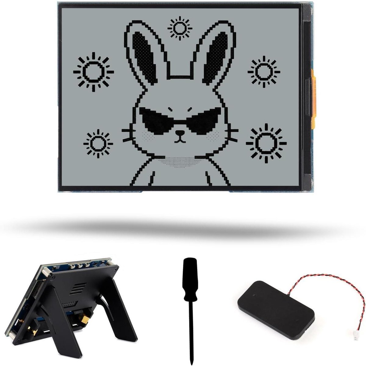 Ontwikkelbord ESP32-S3 - AIoT Board IoT Controller - Project Prototyping - Reflectief LCD Display - 4.2-inch - Grijs