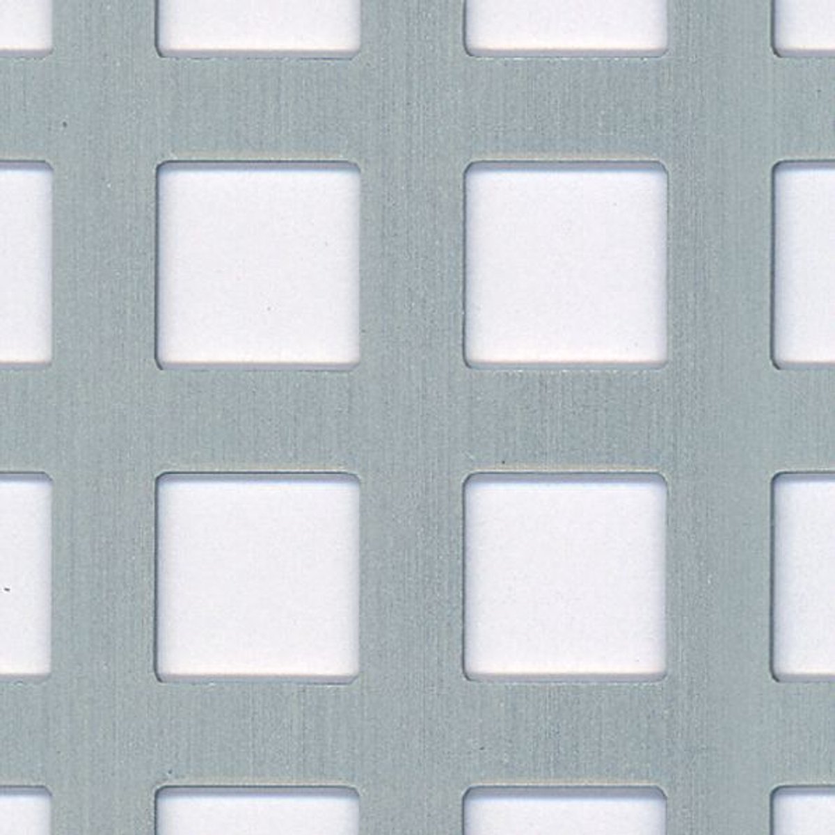 Alberts 497231 geperforeerde plaat | vierkante perforatie | aluminium, zilverkleurig geanodiseerd | 250 x 500 x 0,8 mm | set van 2