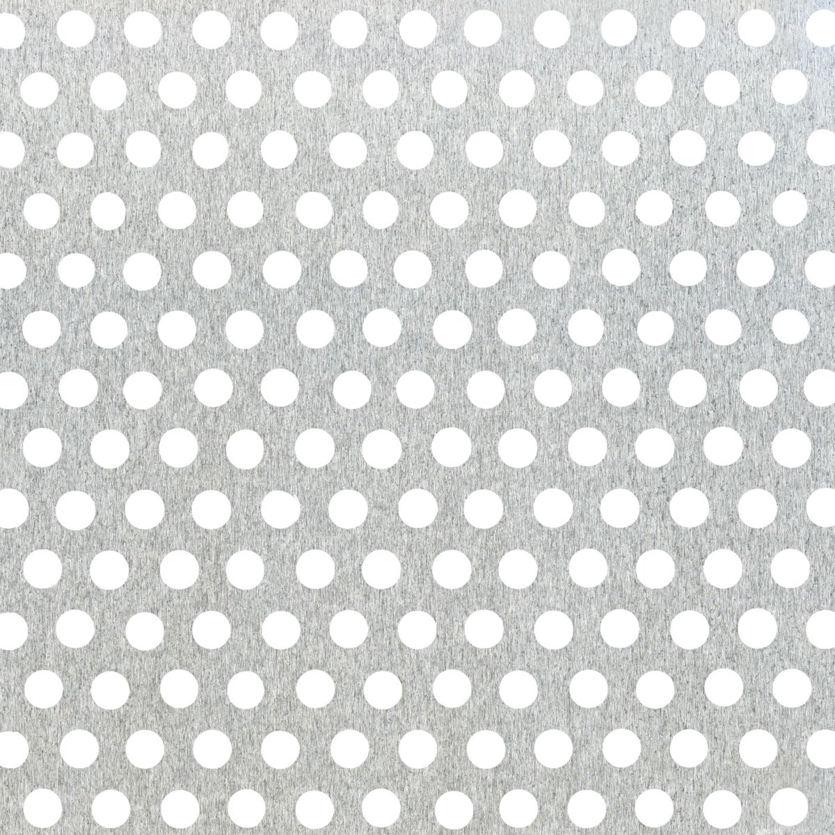 Alberts 496937 geperforeerde plaat | ronde perforatie | aluminium, naturel | 250 x 500 x 0,8 mm | set van 3