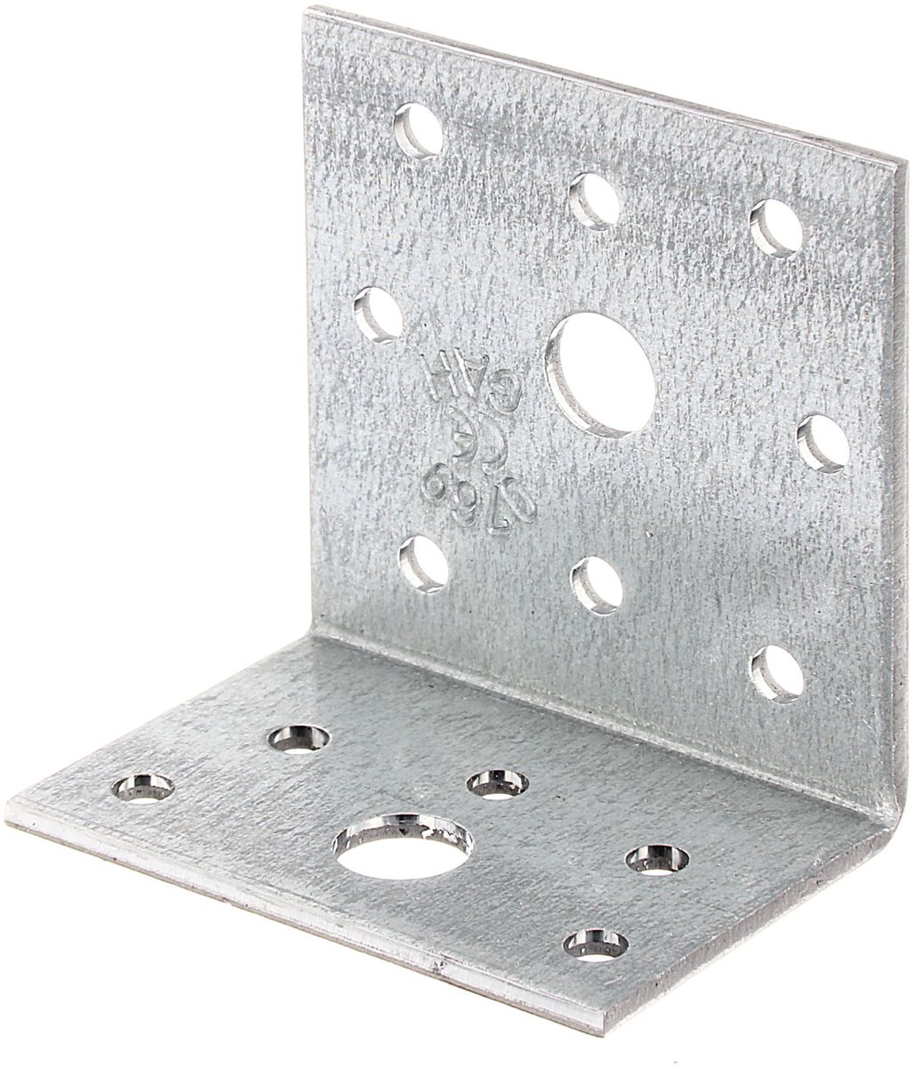 Alberts 329921 hoekverbinder | sendzimir verzinkt | 40 x 60 x 60 mm | set van 18