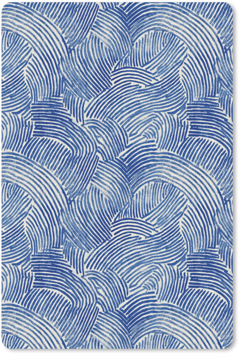 Muismat 13x20 cm - Mousepad Modern - Abstract - Blauw - Muismatten