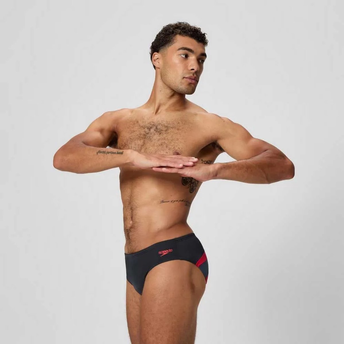 Speedo Hyperboom Zwemslip Zwart UK 34 Man — afbeelding 4