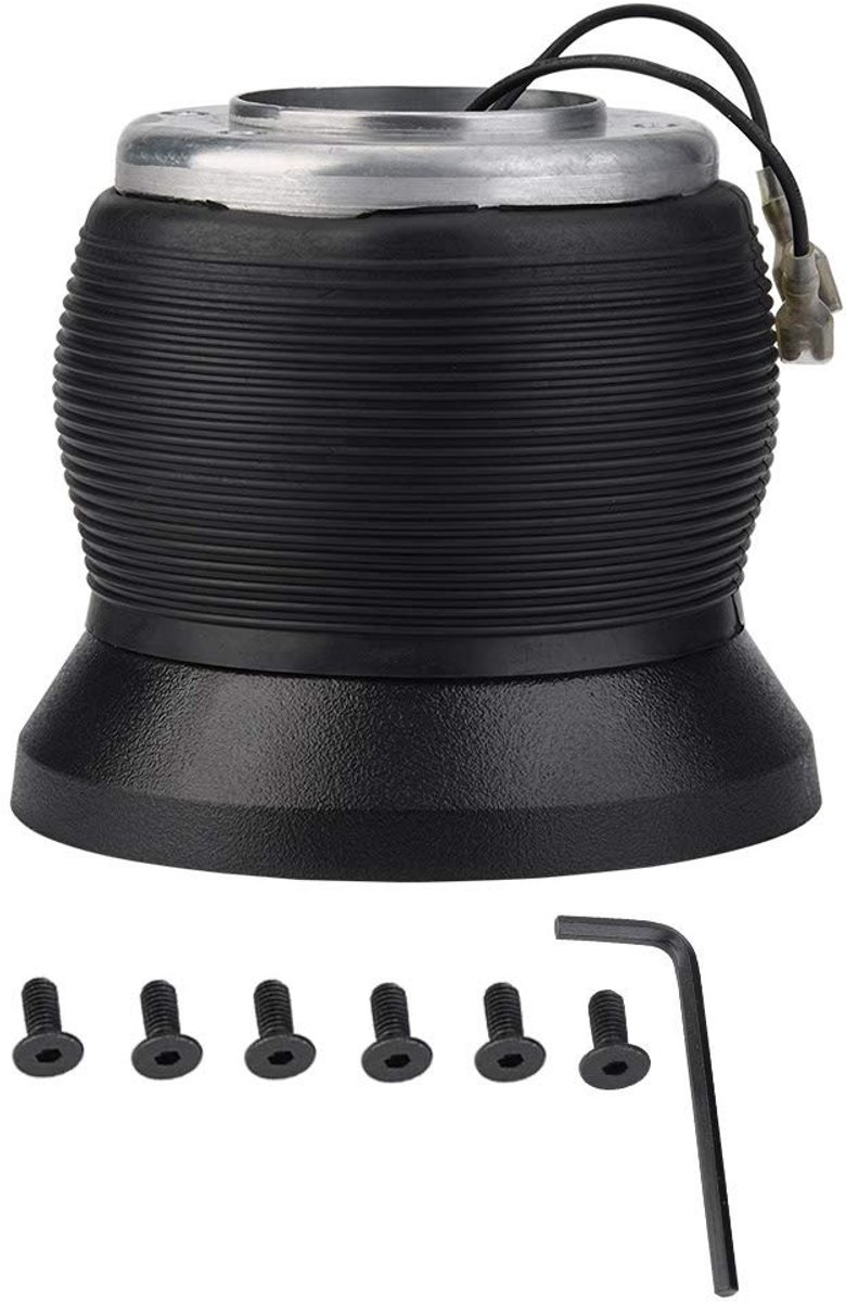 Store_8 - Stuurwiel Adapter - Boss Kit - Verbeter rijervaring - Zilver en zwart - 21mm - Perfect voor -Benz - W123 W124 W126 190E