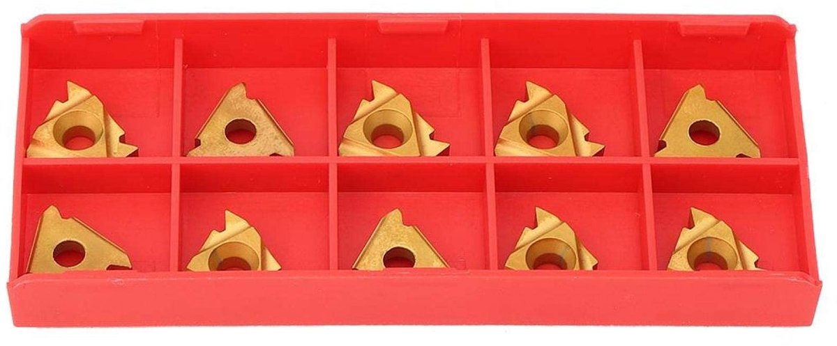 Golden crown - Betrouwbare 16IR AG60 Hardmetalen Wisselplaten - Draaibank Wisselplaten - Duurzaam en Antislijtage - Voor Staal en Gietijzer - Verwer..