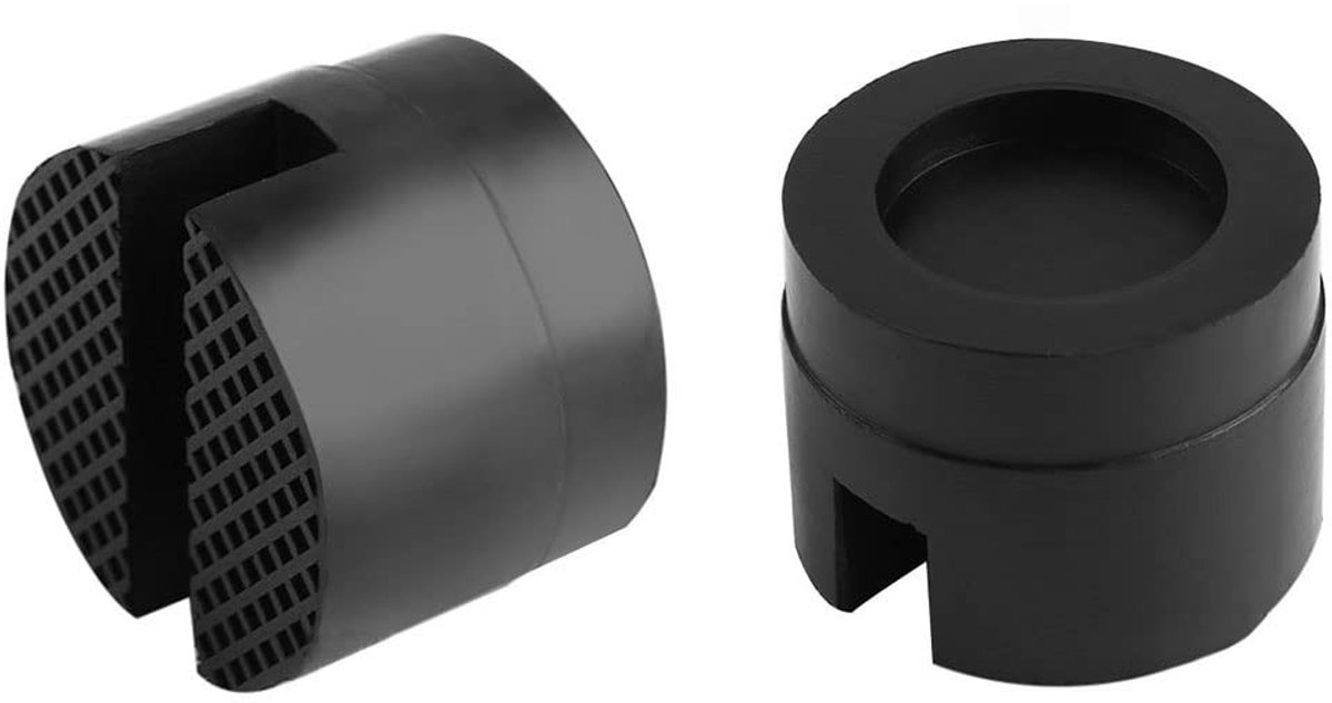 Store_8 - Universele Sleufkrik Pads - Rubberen Krik Pucks - Frame Rail Beschermer - 2 stuks - Knijpen Lassen Protector - Geschikt voor Auto's - Com...
