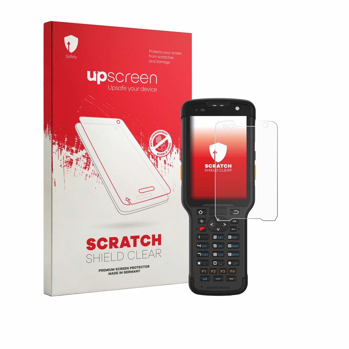upscreen - Screenprotector voor Newland Speedata SD35 Leo - Folie Beschermfolie transparant