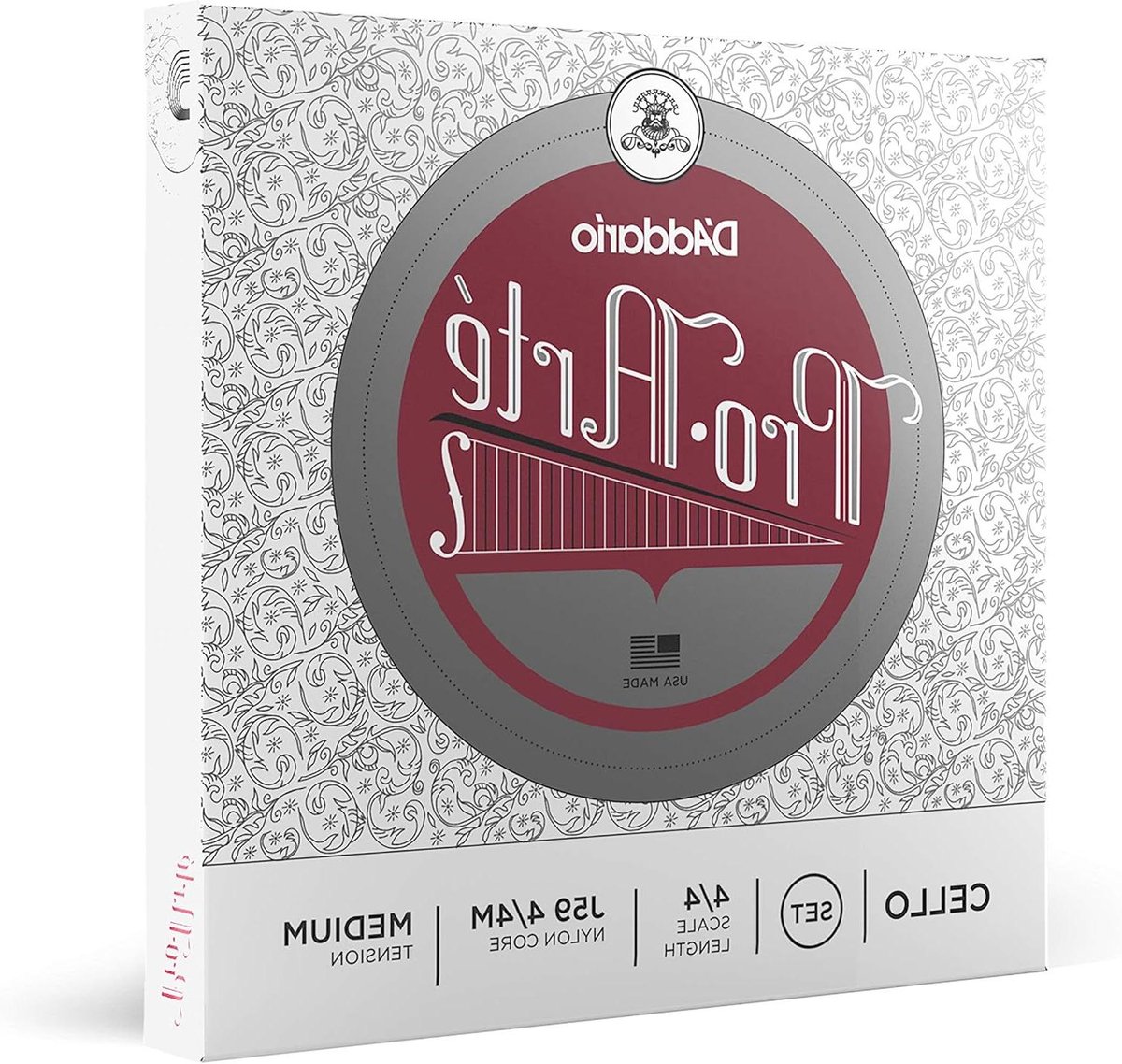 Cellosnaren Set - Snaren Cello - Muziek Maken - Perlon Aluminium - 4/4 Medium - Grijs