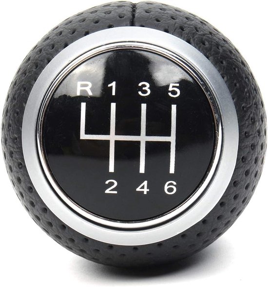 Versnellingspook 6 Versnellingen - Schakelknop Pook - Auto Interieur Upgrade - Perfecte OEM Pasvorm - 55 cm - Zilver — afbeelding 4