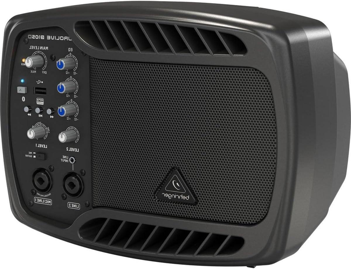 Actieve Monitor - Luister Monitor - Podcasts Opnemen - Geïntegreerde MP3-speler - 5 inch - Zwart