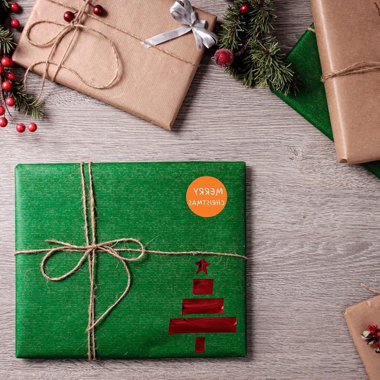Stickers voor kerstlabels, 300 stuks, doe-het-zelf