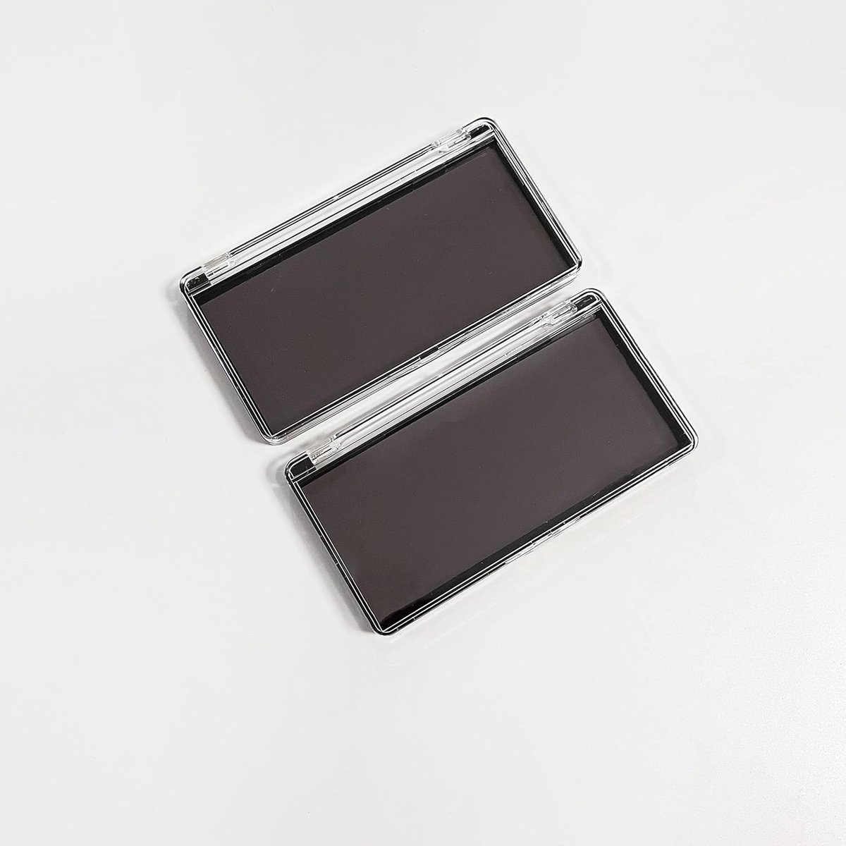 Make-up Palet - Lege Palette - Cosmetica Organiseren - Met Metalen Stickers - 11.79 x 6.2 cm - Zwart